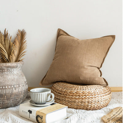 HKM-426067 Japanese Linen Cotton Cushion with PP Cotton Filling
