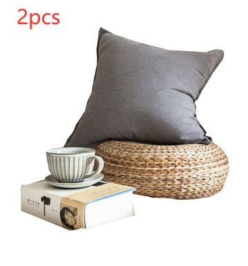 HKM-426067 Japanese Linen Cotton Cushion with PP Cotton Filling