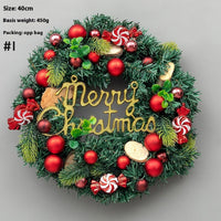 HKM-426067 Upside Down Rattan Christmas Wreath for Elegant Holiday Decor