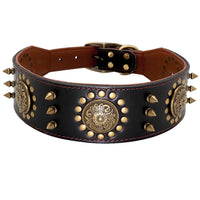 HKM-426451 Large Studded Dog Collar for Enhanced Durability and Safety