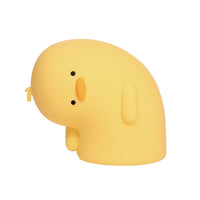 HKM-426707 Cute Silicone Duck LED Night Light - USB Rechargeable Touch Mood Lamp for Kids and Adults, Auto-Off Timer, Soft Bedside Decor