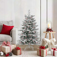 HKM-426899 Transparent Christmas Bauble Set - 50 Pieces, 5 cm Ornaments for Holiday Decor