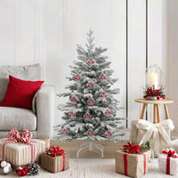 HKM-426899 Transparent Christmas Bauble Set - 50 Pieces, 5 cm Ornaments for Holiday Decor