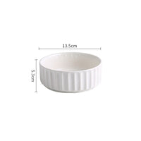 HKM-426963 Ceramic Anti-Tip Pet Bowl with Wooden Frame Options for Cervical Vertebrae Protection