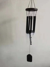 HKM-427027 Elegant Handmade Solid Wood Metal Wind Chimes for Home Decoration
