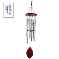 HKM-427027 Elegant Handmade Solid Wood Metal Wind Chimes for Home Decoration