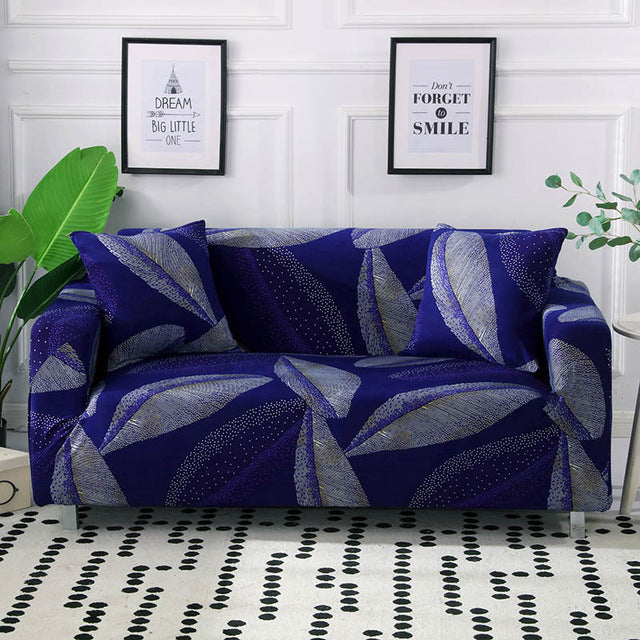 HKM-427155 Versatile Polyester Fiber Sofa Slipcover for Three-Seat Sofas (190-230cm)