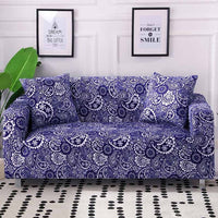 HKM-427155 Versatile Polyester Fiber Sofa Slipcover for Three-Seat Sofas (190-230cm)