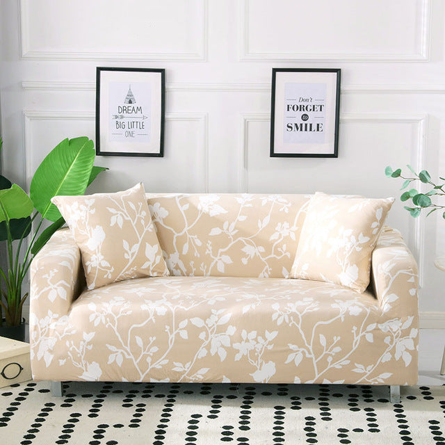 HKM-427155 Versatile Polyester Fiber Sofa Slipcover for Three-Seat Sofas (190-230cm)