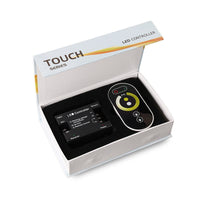 HKM-427283 Dual Color Temperature Dimming Controller with Remote - RF Touch, 12-24V, Iron Shell