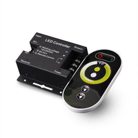 HKM-427283 Dual Color Temperature Dimming Controller with Remote - RF Touch, 12-24V, Iron Shell