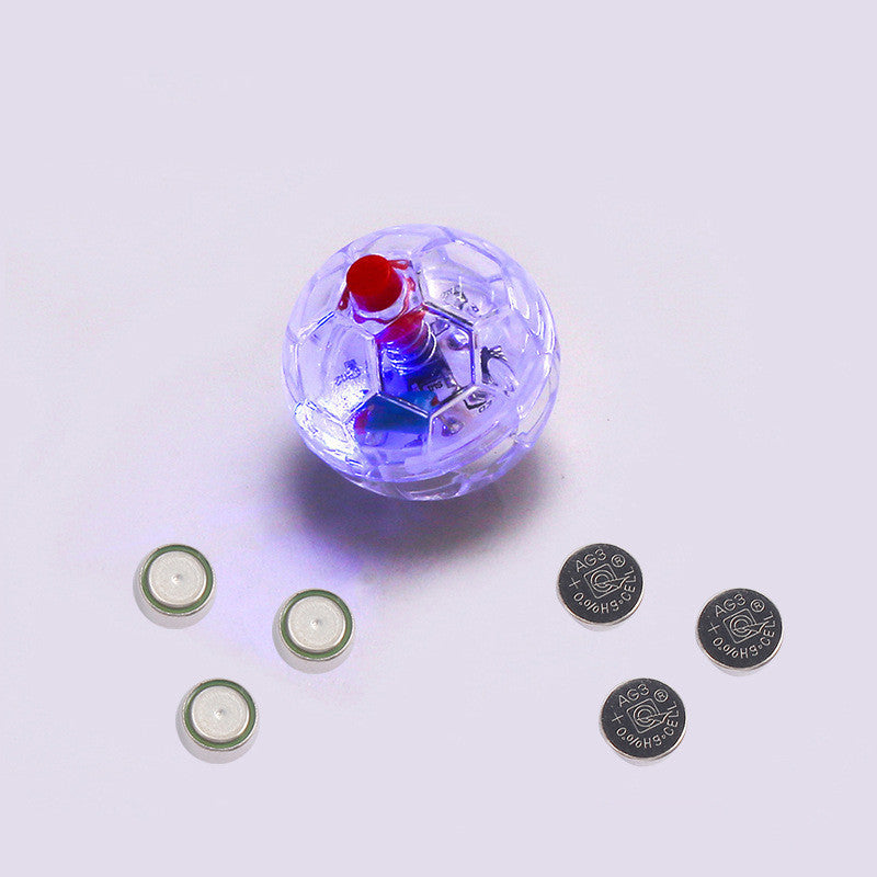 HKM-427283 Interactive Glowing Cat Toy Ball - Durable Transparent Plastic Training and Exercise Ball for Pets