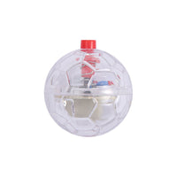 HKM-427283 Interactive Glowing Cat Toy Ball - Durable Transparent Plastic Training and Exercise Ball for Pets