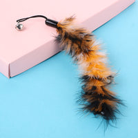 HKM-427539 Pet Cat Toy Long Turkey With Bells