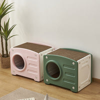 HKM-427731 Universal Indoor Cat Nest - Cozy & Durable Plastic Cat Bed in Multiple Colors