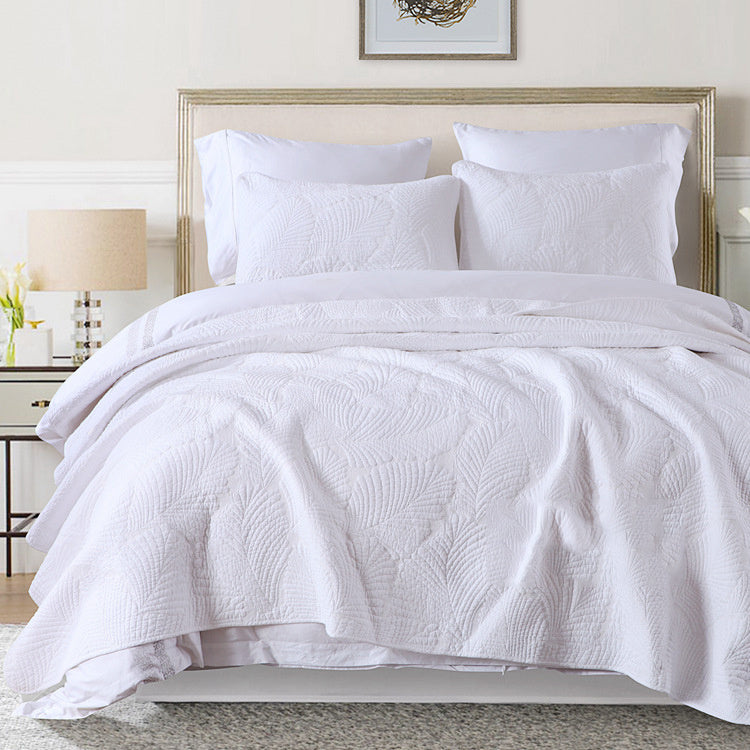 HKM-427859 Three-Piece Bedding Set with Randomly Cut Pillowcase Design - Soft Fabric, Easy Care