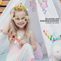 HKM-427923 DIY Building Block Jewelry Set - Creative Assembled Bricks for Girls, Decorative Dessert Flowers and Hair Bands