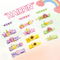 HKM-427923 DIY Building Block Jewelry Set - Creative Assembled Bricks for Girls, Decorative Dessert Flowers and Hair Bands