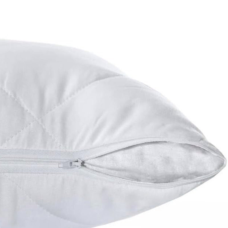 HKM-428051 Anti-Head Oil Latex Pillowcase - Modern White Polyester, 48x74CM