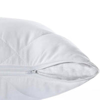 HKM-428051 Anti-Head Oil Latex Pillowcase - Modern White Polyester, 48x74CM