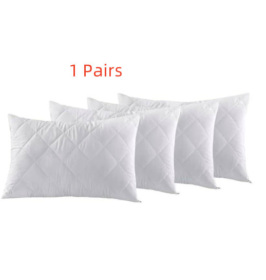 HKM-428051 Anti-Head Oil Latex Pillowcase - Modern White Polyester, 48x74CM