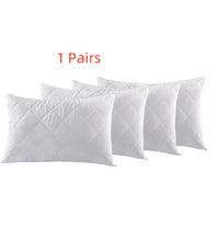 HKM-428051 Anti-Head Oil Latex Pillowcase - Modern White Polyester, 48x74CM