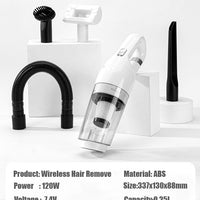 HKM-428179 Cordless Pet Hair Absorber with Super Strong 28000Pa Suction for Cat Hair Removal