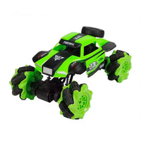 HKM-428499 Dual Control 4x4 Stunt Car, 360° Rotation, All-Terrain Remote Control Vehicle for Kids