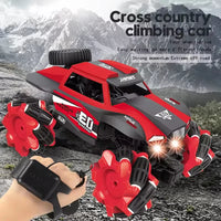 HKM-428499 Dual Control 4x4 Stunt Car, 360° Rotation, All-Terrain Remote Control Vehicle for Kids