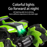 HKM-428499 Dual Control 4x4 Stunt Car, 360° Rotation, All-Terrain Remote Control Vehicle for Kids