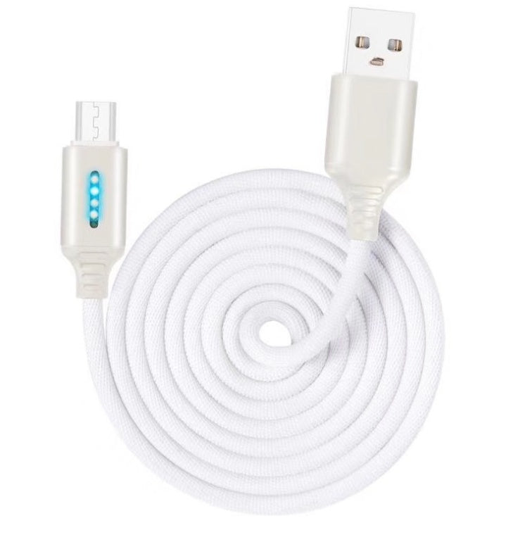 HKM-428627 Durable Fabric Weaving Fast Charging Cable with Type-C Interface - 1M Length