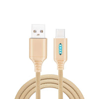 HKM-428627 Durable Fabric Weaving Fast Charging Cable with Type-C Interface - 1M Length