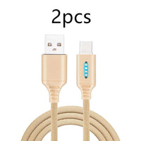 HKM-428627 Durable Fabric Weaving Fast Charging Cable with Type-C Interface - 1M Length