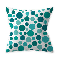 HKM-428627 Teal Blue Green Hug Pillowcase in Peach Skin Material – Soft Decorative Cushion Cover