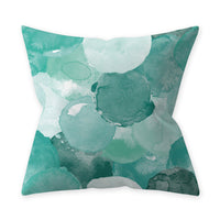 HKM-428627 Teal Blue Green Hug Pillowcase in Peach Skin Material – Soft Decorative Cushion Cover
