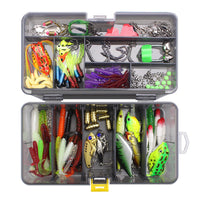 HKM-428755 168-Piece Multifunctional Bait and Fishing Accessories Set with Pliers - Environmental PP Material