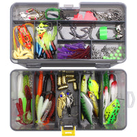 HKM-428755 168-Piece Multifunctional Bait and Fishing Accessories Set with Pliers - Environmental PP Material
