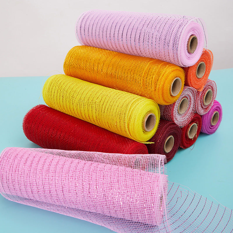 HKM-429011 10 Inch x 10 Yard Polypropylene Mesh Roll for Crafts and Decorations