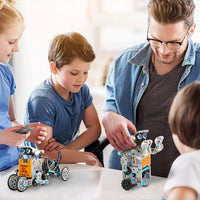 HKM-429075 12 in 1 STEM Solar Robot Kit for Kids - DIY Science Building Toys