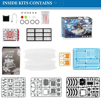 HKM-429075 12 in 1 STEM Solar Robot Kit for Kids - DIY Science Building Toys