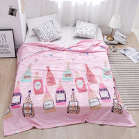 HKM-429075 Tencel Quilted Summer Quilt - Lightweight Cotton & Polyester Fiber Fill