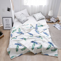 HKM-429075 Tencel Quilted Summer Quilt - Lightweight Cotton & Polyester Fiber Fill
