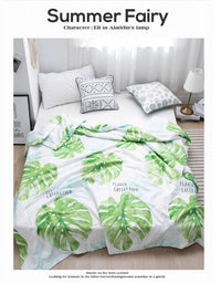 HKM-429075 Tencel Quilted Summer Quilt - Lightweight Cotton & Polyester Fiber Fill