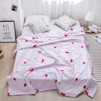HKM-429075 Tencel Quilted Summer Quilt - Lightweight Cotton & Polyester Fiber Fill