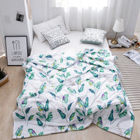 HKM-429075 Tencel Quilted Summer Quilt - Lightweight Cotton & Polyester Fiber Fill
