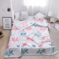 HKM-429075 Tencel Quilted Summer Quilt - Lightweight Cotton & Polyester Fiber Fill