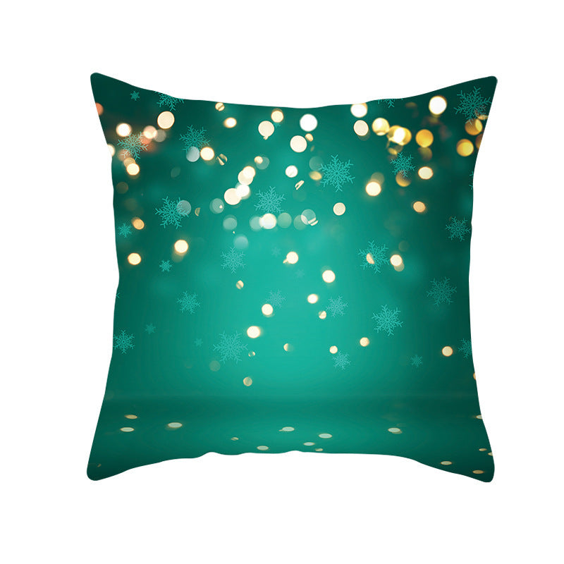 HKM-429139 Christmas Decorative Pillow Cover - Nordic Style Peach Fabric, 45 x 45 cm, Multiple Patterns Available