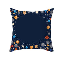 HKM-429139 Christmas Decorative Pillow Cover - Nordic Style Peach Fabric, 45 x 45 cm, Multiple Patterns Available