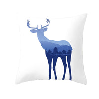 HKM-429139 Christmas Decorative Pillow Cover - Nordic Style Peach Fabric, 45 x 45 cm, Multiple Patterns Available