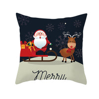 HKM-429139 Christmas Decorative Pillow Cover - Nordic Style Peach Fabric, 45 x 45 cm, Multiple Patterns Available